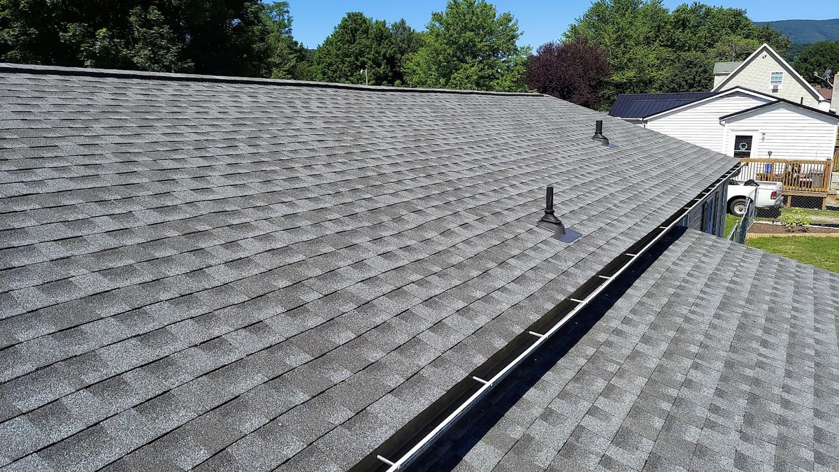 Roof replacement inspection on asphalt shingles