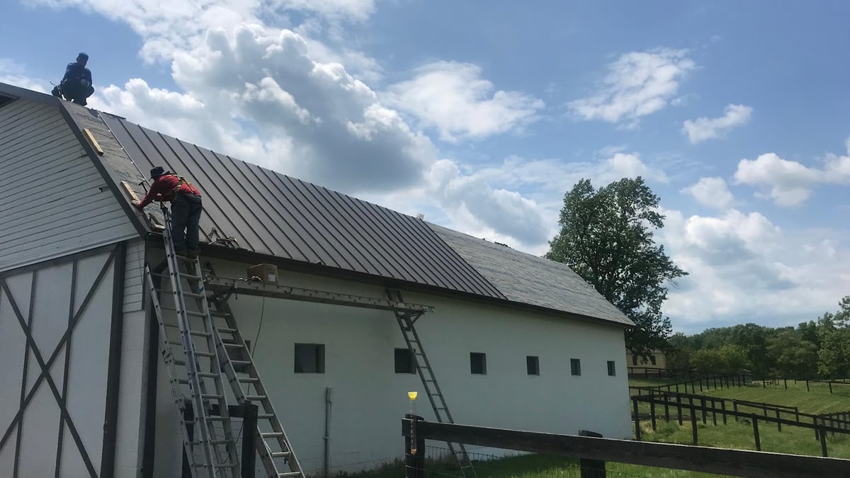 Commercial roof repair in Staunton VA